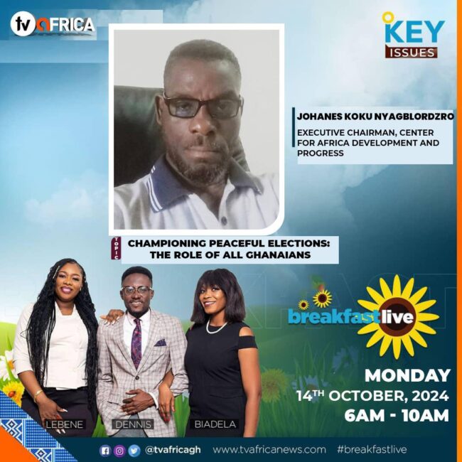 Championing Peaceful Elections: The Role of All Ghanaians – TV Interviews