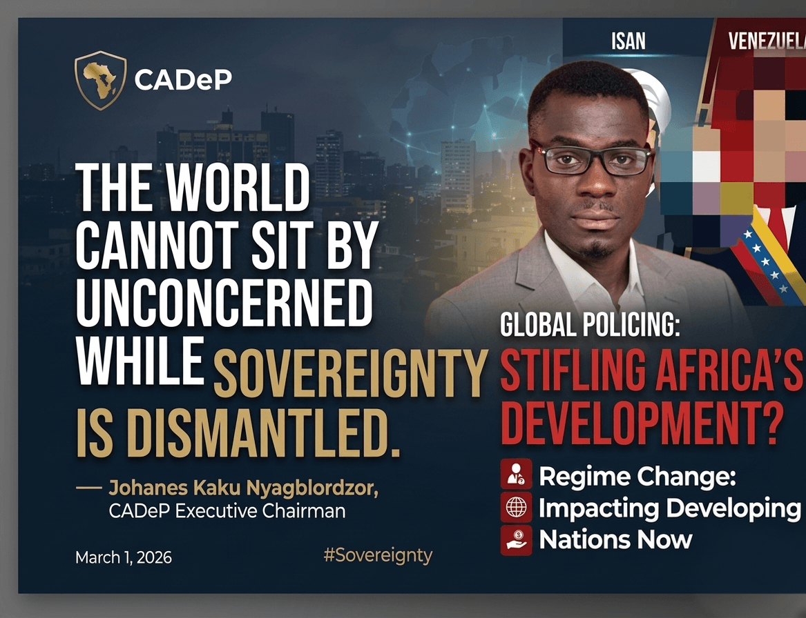 The World Cannot Sit By Unconcerned While Sovereignty is Dismantled